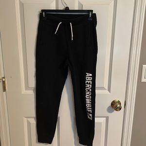 Abercrombie black sweatpants